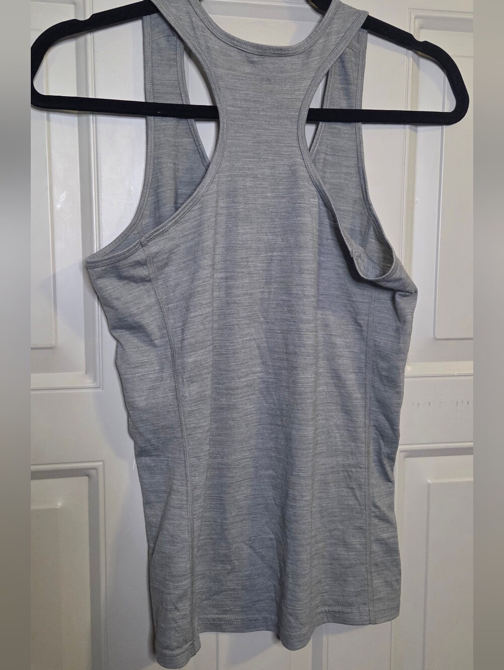 Stoic - Light Grey Racerback Performance Wool-blend Tank - Picture 5 of 5